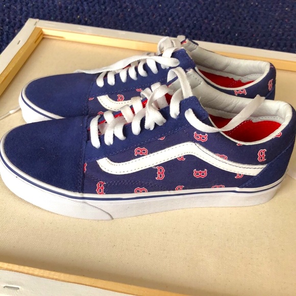Vans Shoes - 🔥 NWOB Boston Red Sox Old Skool Vans